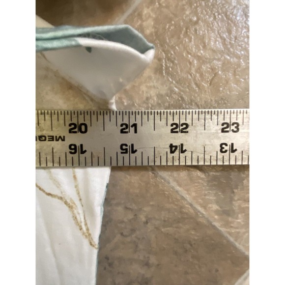 NoraCora Maxi Shirt Dress Women’s‎ Sz M White Floral V-Neck Short Sleeve - Picture 10 of 12